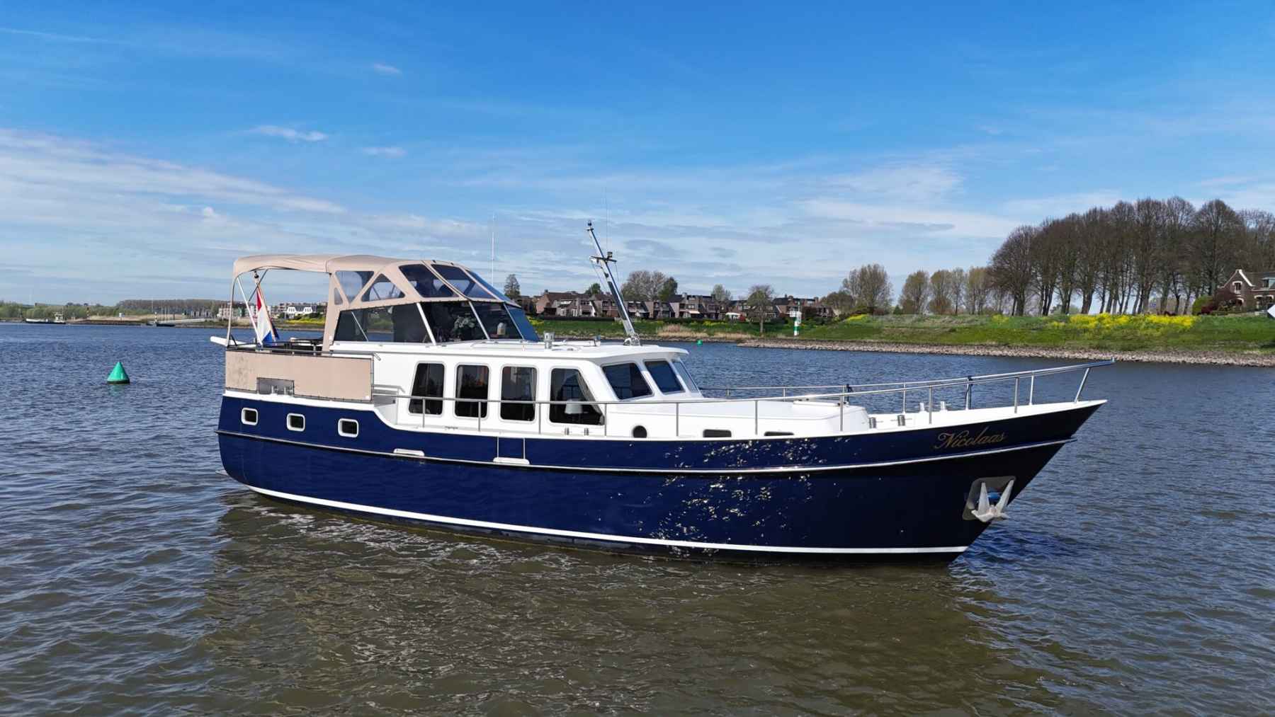 Motorboot Flevo Spiegelkotter 12.50 AK Cabrio