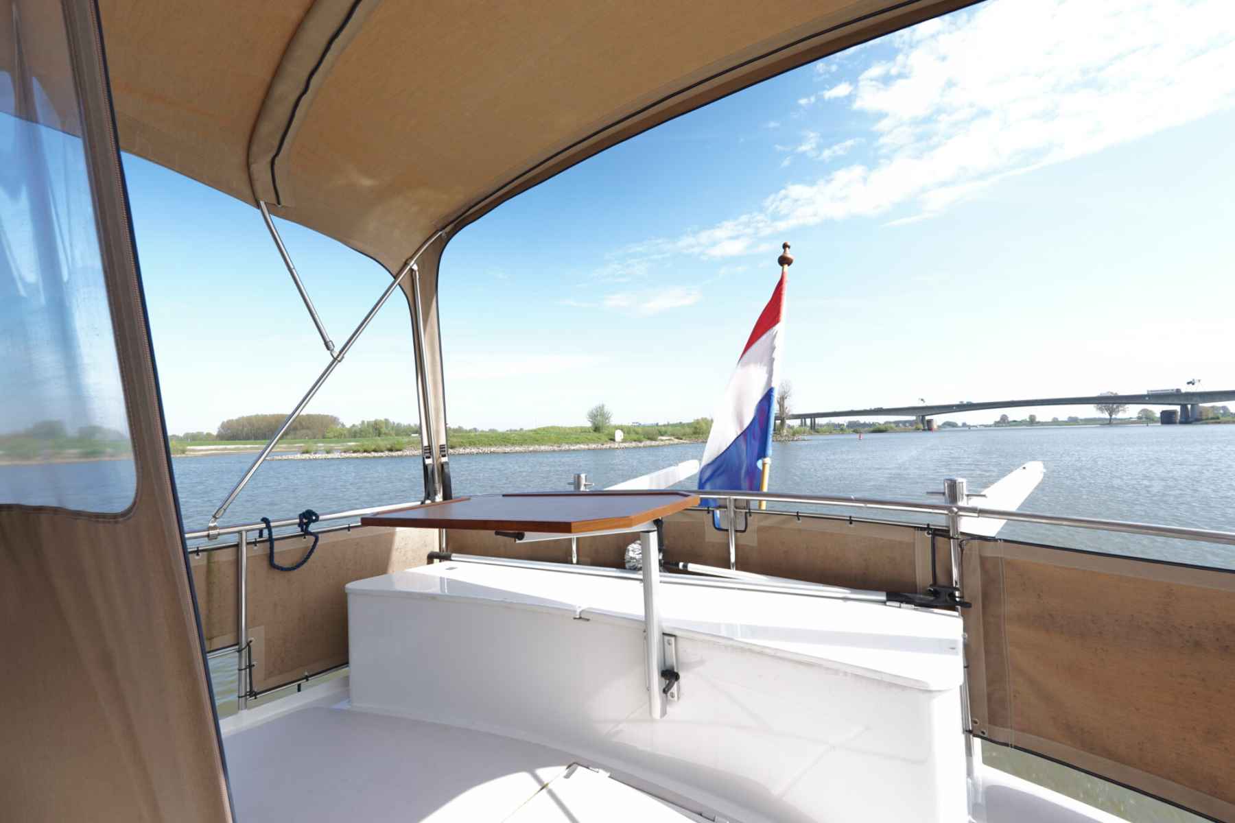 Motorboot Flevo Spiegelkotter 12.50 AK Cabrio