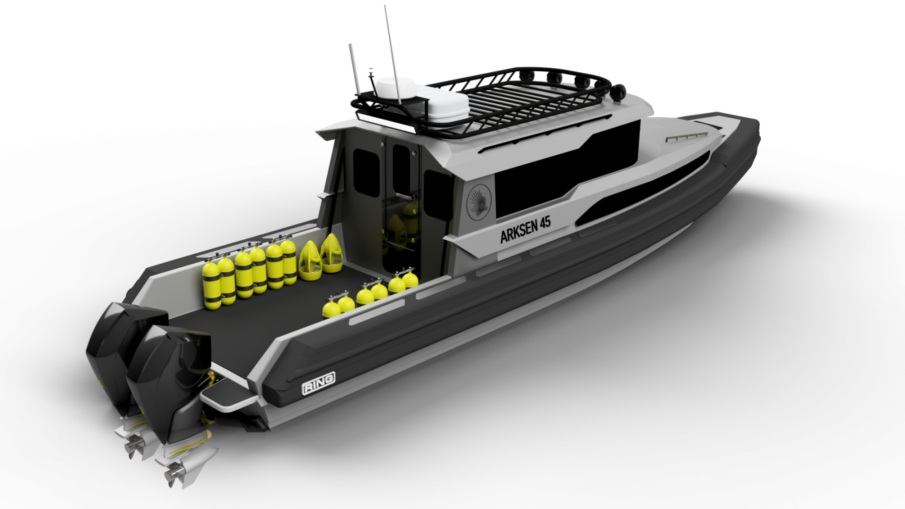Motorboot Arksen 45