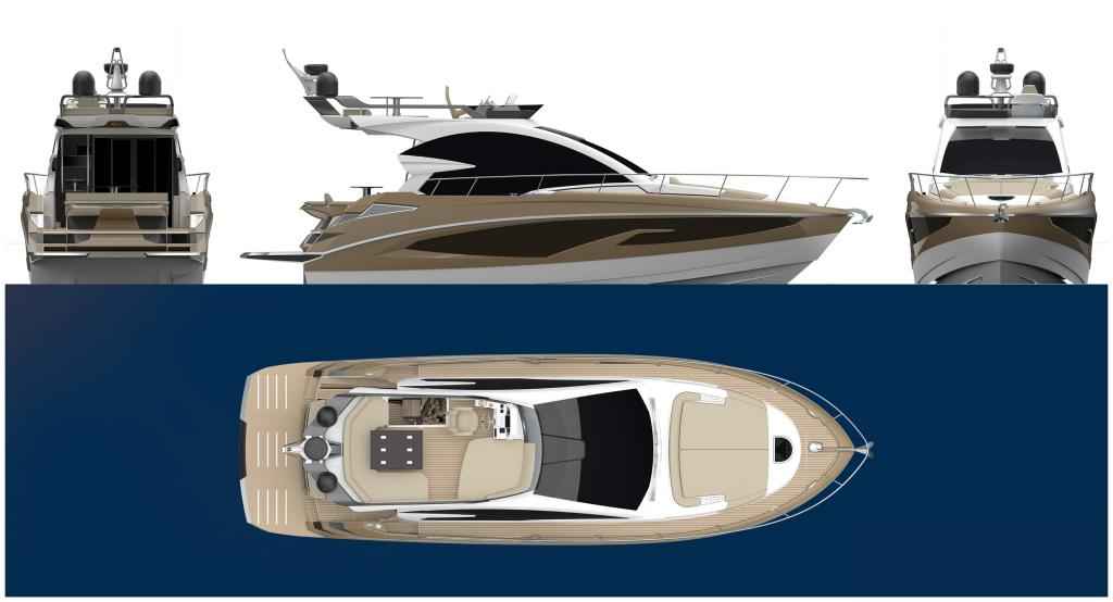 Motorboot Cobrey 42 FLY mit Bodenseezulassung