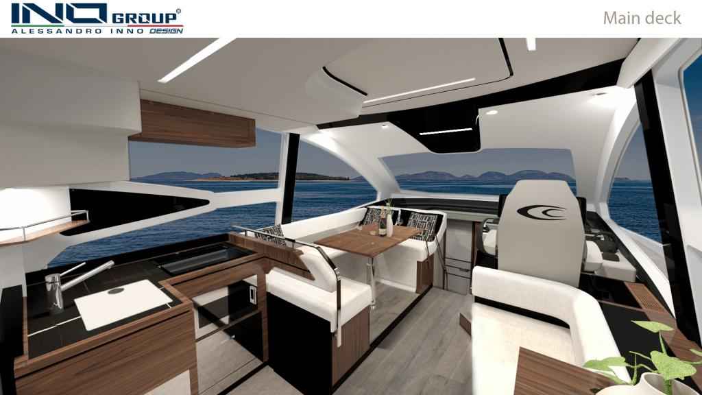 Motorboot Cobrey 42 FLY mit Bodenseezulassung