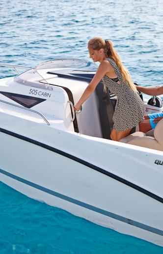 Motorboot Quicksilver Activ 505 Cabin  (Lagerboot)