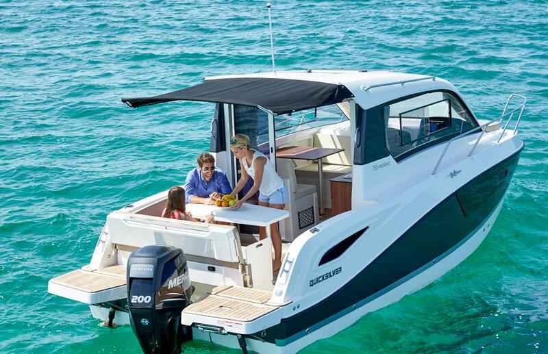 Motorboot Quicksilver Activ 805 Weekend, bis 250PS (NEU auf Bestellung)