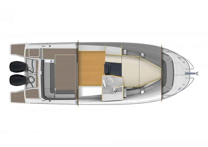 Motorboot Jeanneau Cap Camarat 9.0 CC