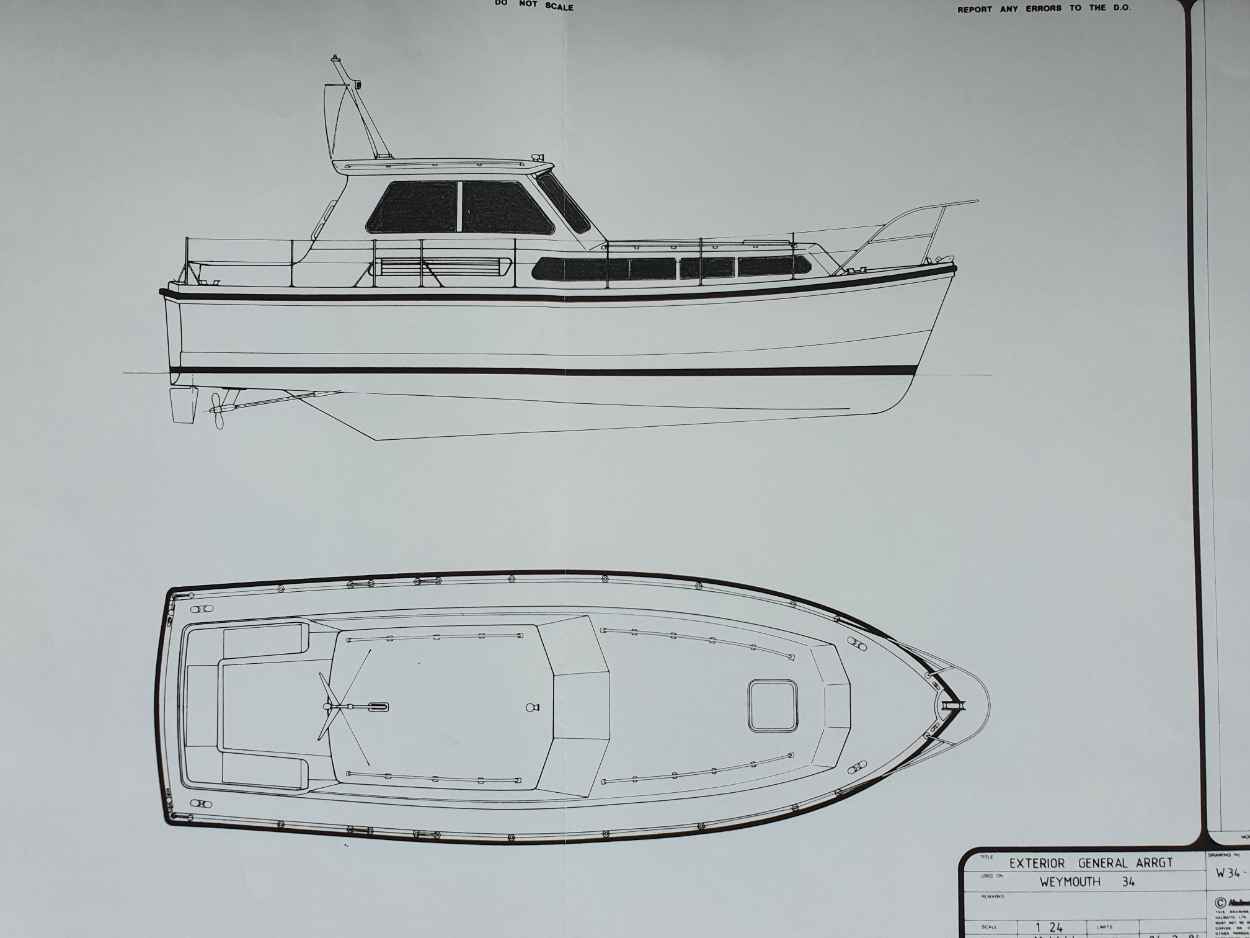 Motorboot Nelson Weymouth 34