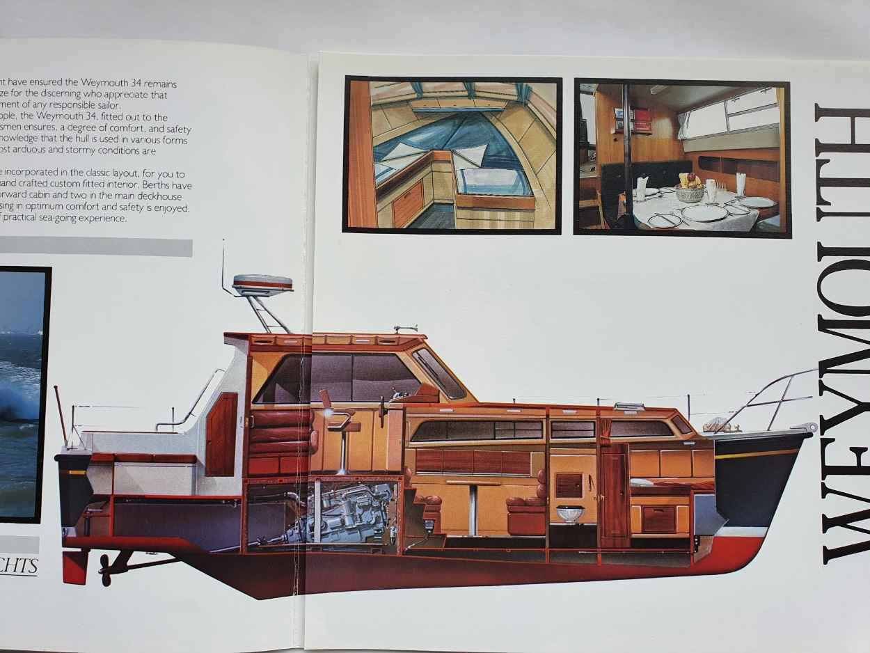 Motorboot Nelson Weymouth 34