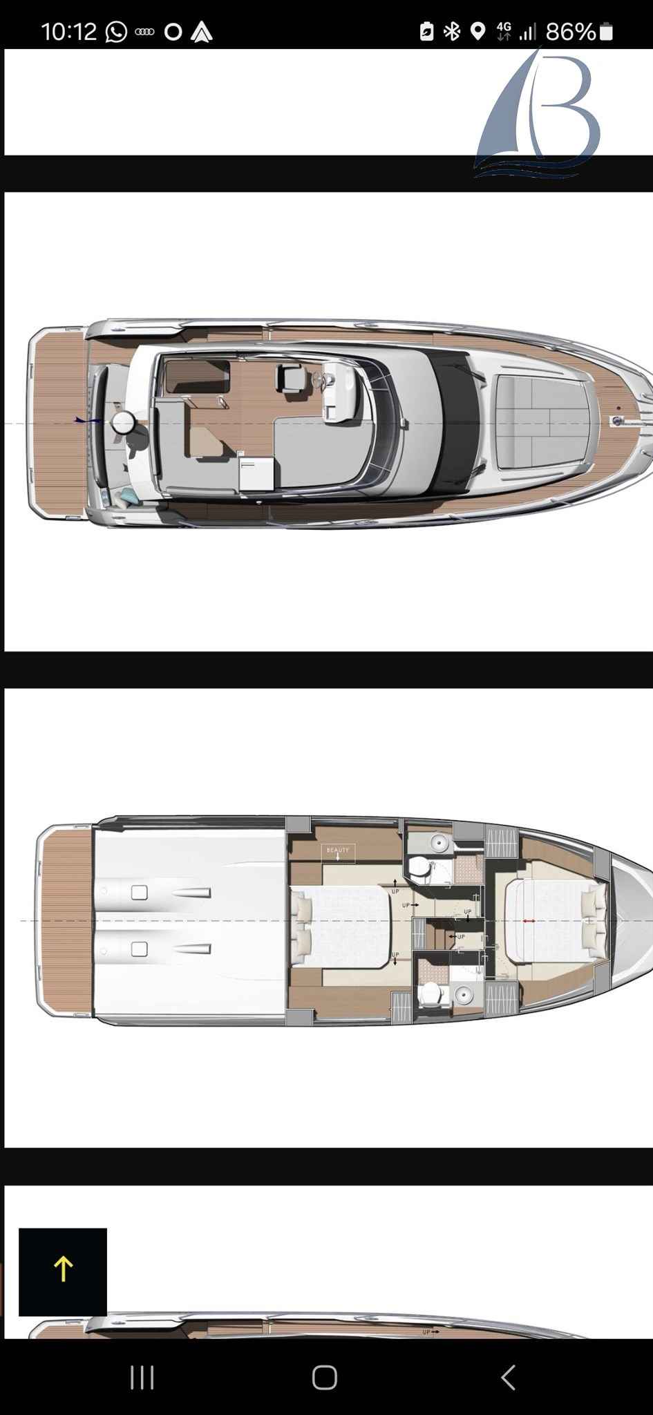 Motorboot Prestige 420 Fly