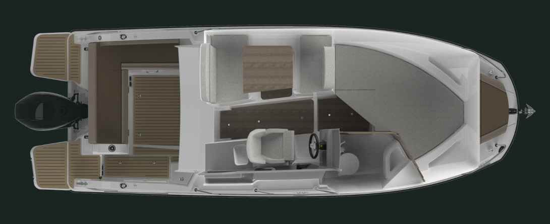 Motorboot Quicksilver Activ 705 Weekend