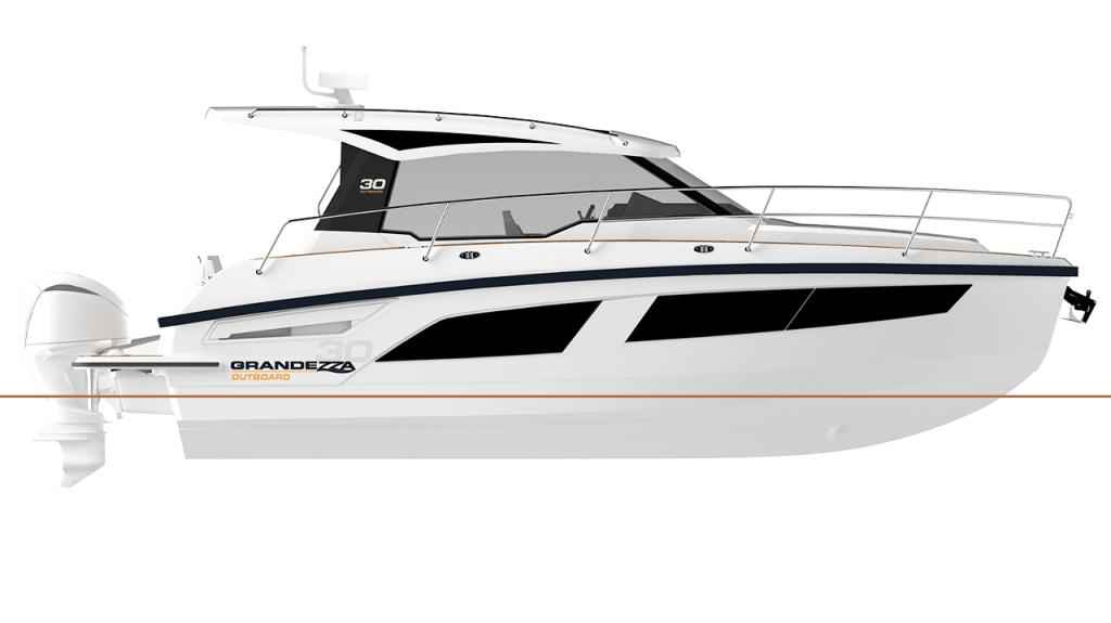 Motorboot Grandezza 30 OB OUTBOARD