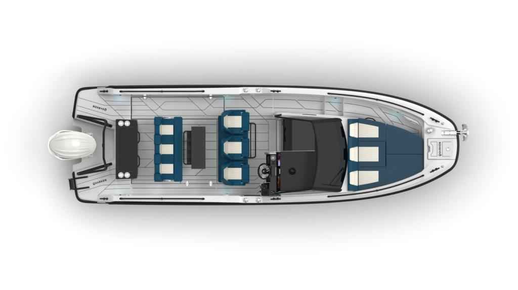 Motorboot Quarken 27 T-Top V2 ONYX