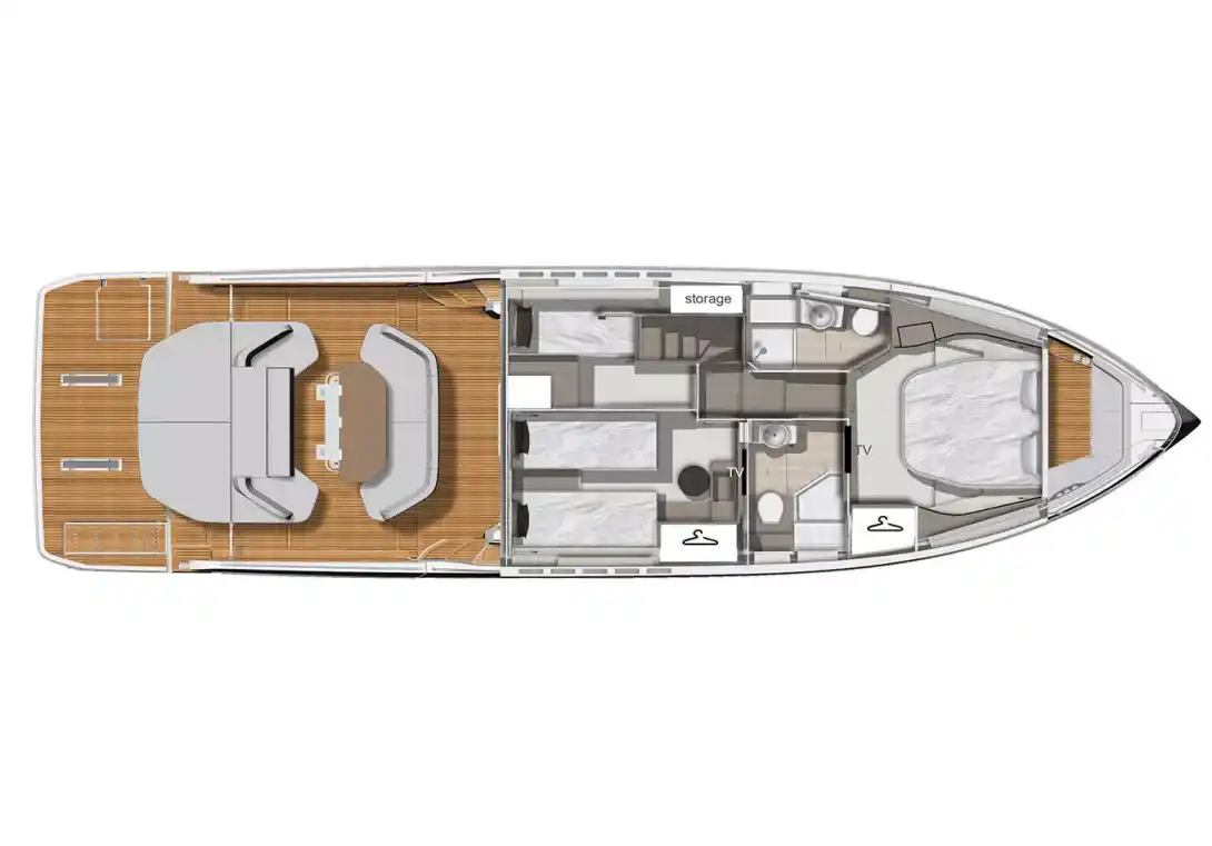 Motorboot Beneteau Gran Turismo 50