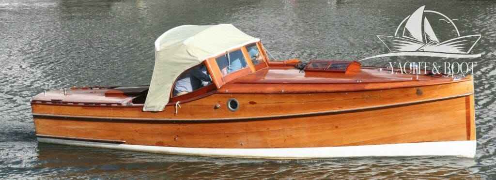 Motorboot Fröbergs Fröberg Mahagonie Oldtimer