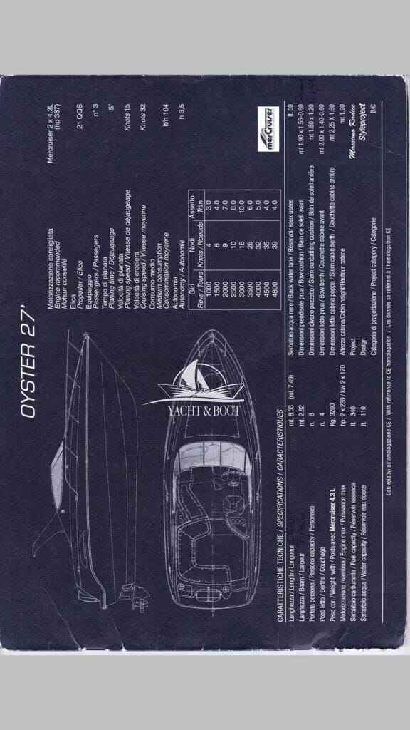 Motorboot Sessa Oyster 27